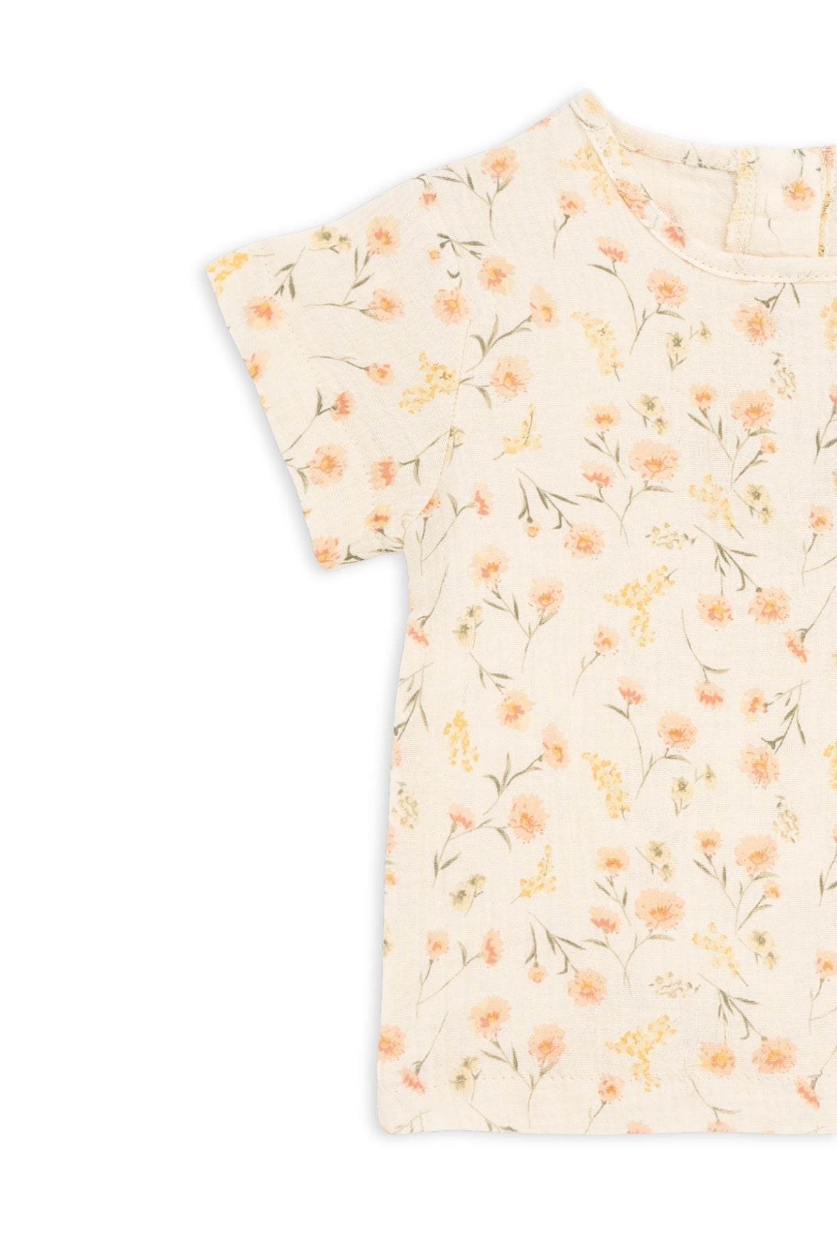 Collection of Muslin Cotton Baby Set - Stylish Comfort for 8-24 Months - WHİTE\DARK-YELLOW in a gallery layout