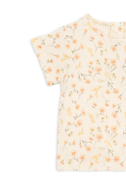 Collection of Muslin Cotton Baby Set - Stylish Comfort for 8-24 Months - WHİTE\DARK-YELLOW in a gallery layout