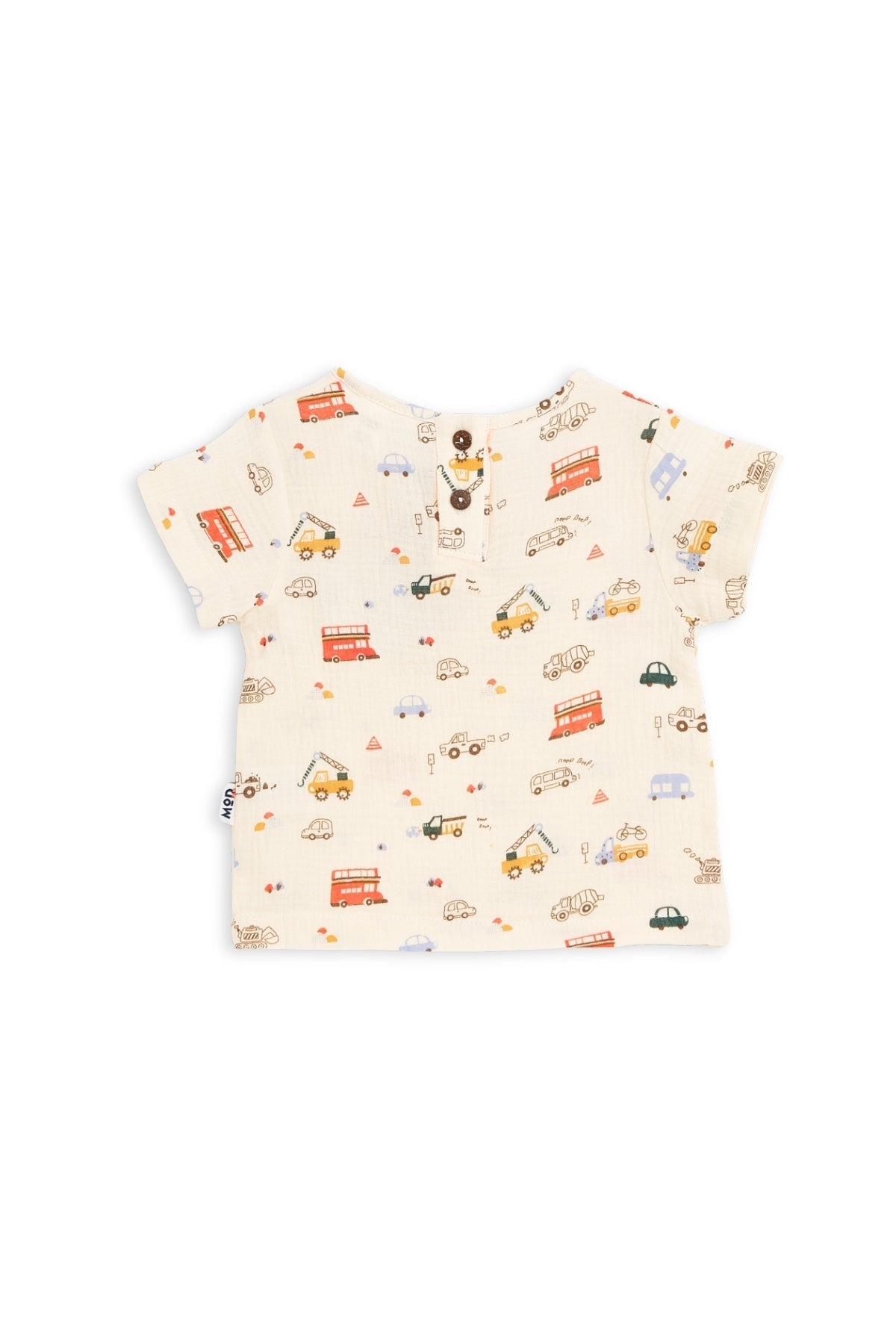 Collection of Muslin Cotton Baby Set - Stylish Comfort for 8-24 Months - White/Blue in a gallery layout