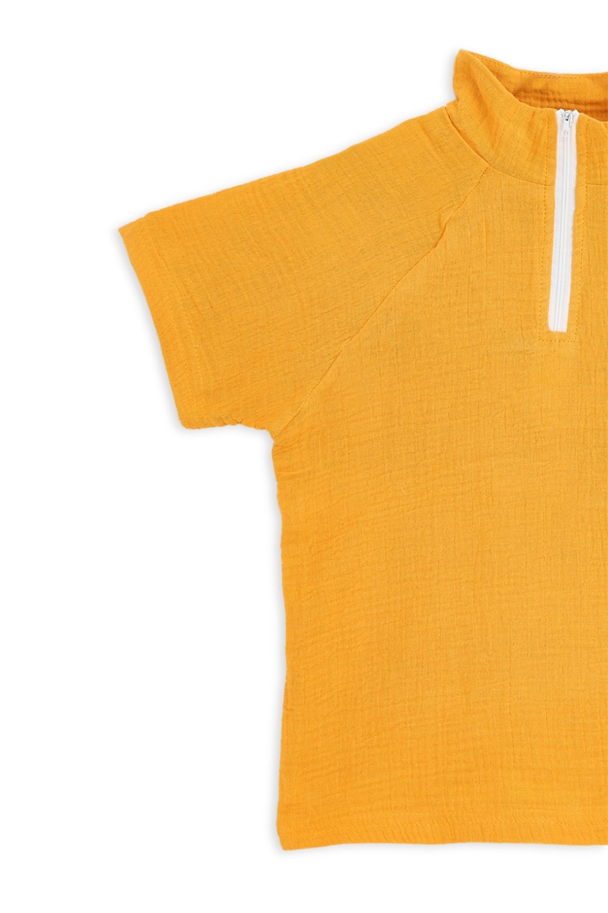 Collection of Stylish Two-Piece Cotton Set for Boys and Girls (Ages 5-8) - Yellow in a gallery layout