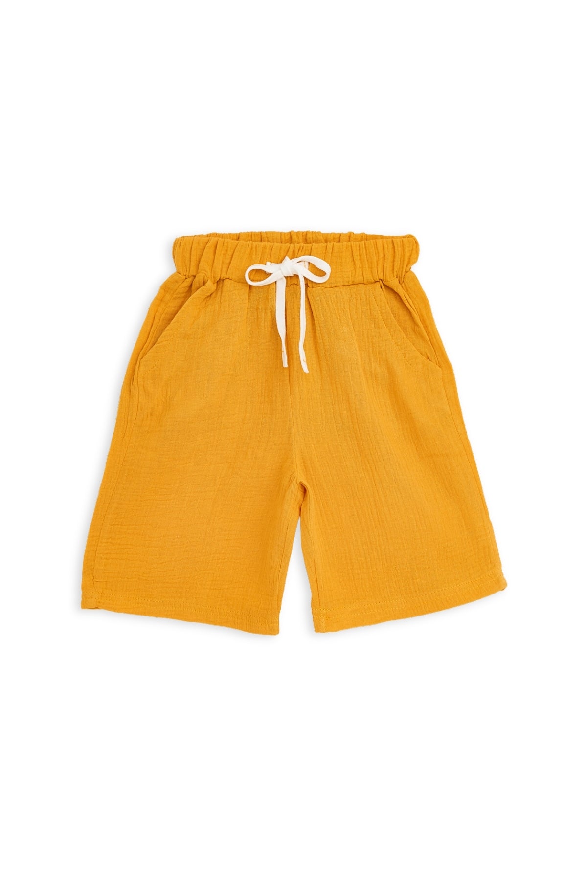 Collection of Stylish Two-Piece Cotton Set for Boys and Girls (Ages 5-8) - Yellow in a gallery layout