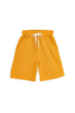 Collection of Stylish Two-Piece Cotton Set for Boys and Girls (Ages 5-8) - Yellow in a gallery layout