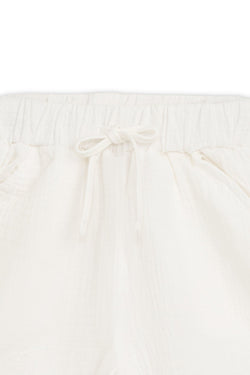 Collection of Stylish Two-Piece Cotton Set for Boys and Girls (Ages 5-8) - White in a gallery layout