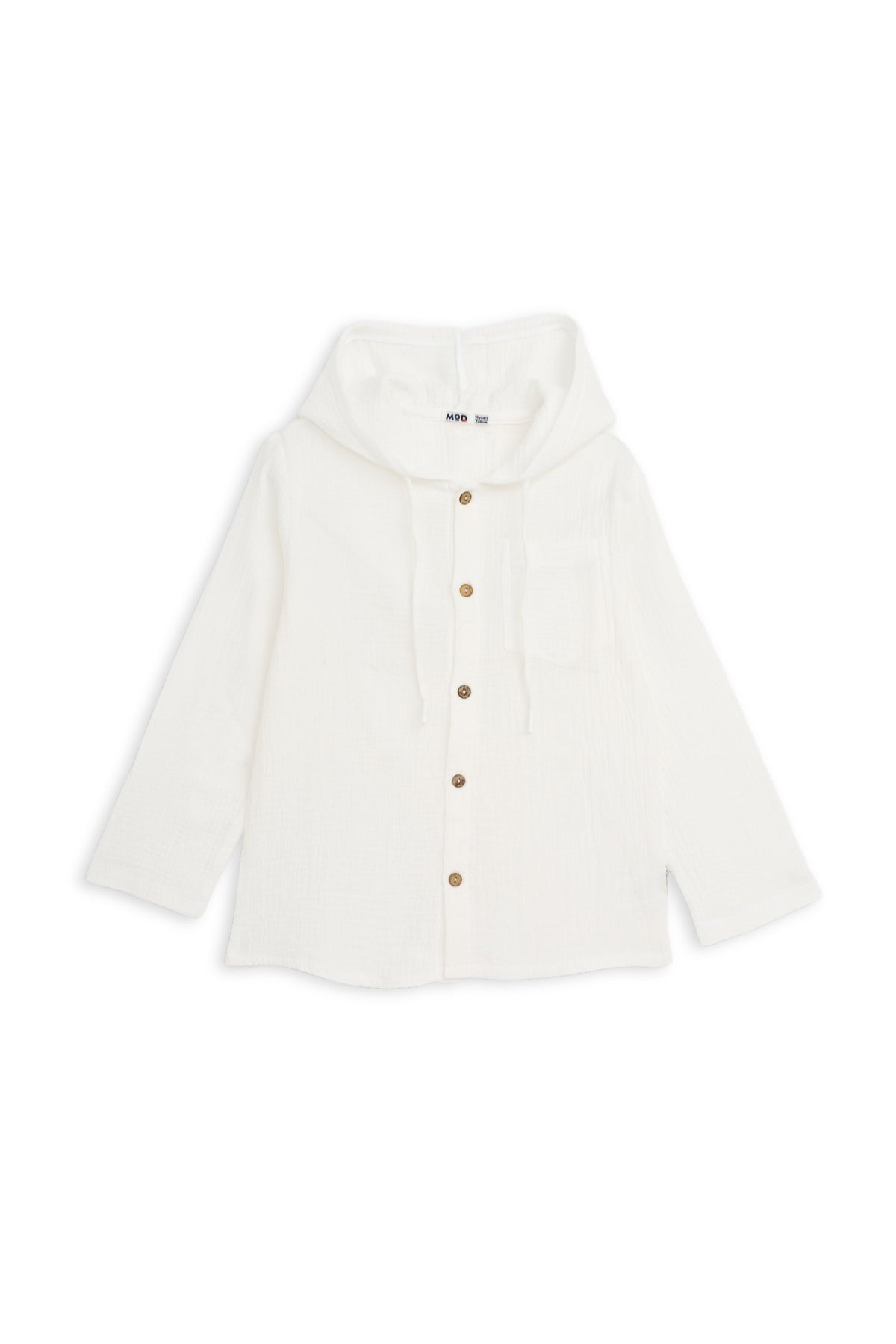 Collection of Unisex Cotton Two-Piece Set (Ages 8-12) - White in a gallery layout
