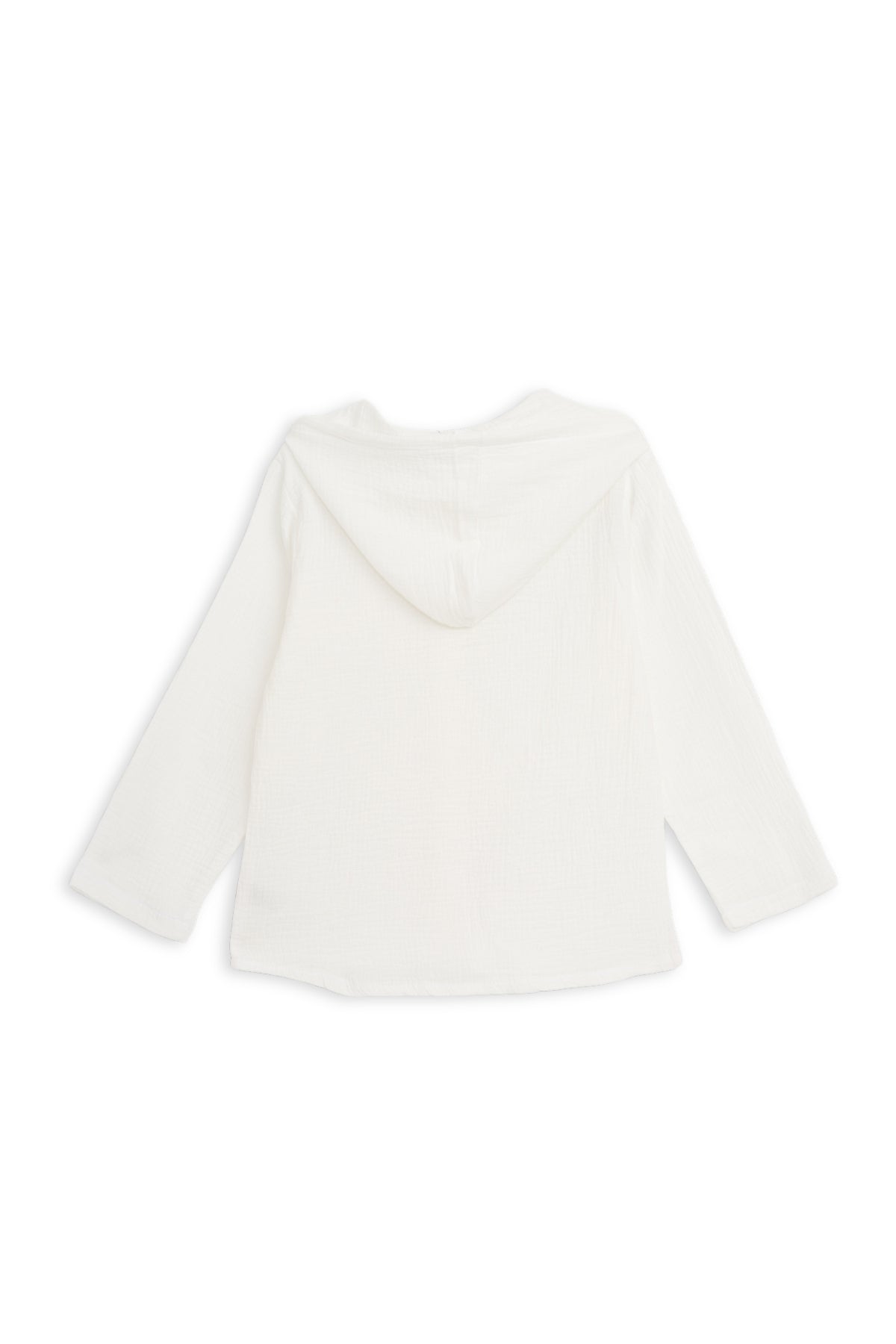 Collection of Unisex Cotton Two-Piece Set (Ages 8-12) - White in a gallery layout