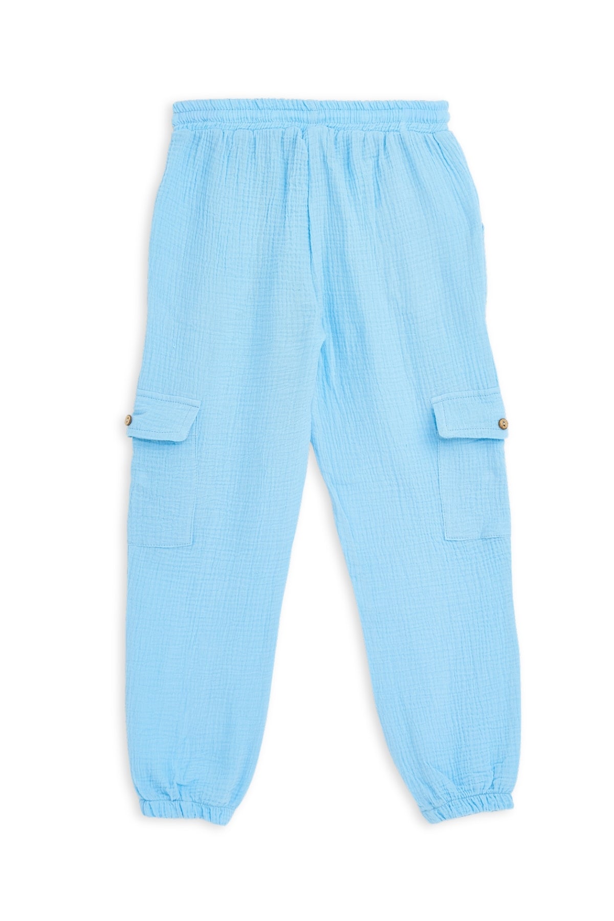 Collection of Unisex Cotton Two-Piece Set (Ages 8-12) - Blue in a gallery layout
