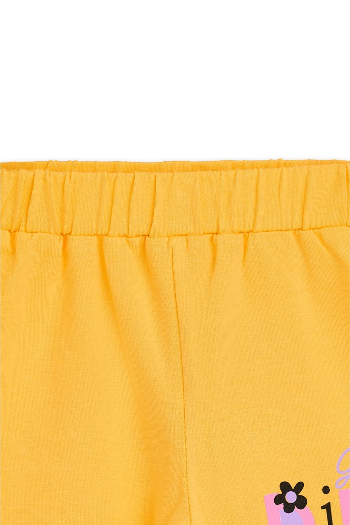 Collection of Toddler Cotton T-Shirt & Shorts Set (10-36 Months) - Yellow in a gallery layout