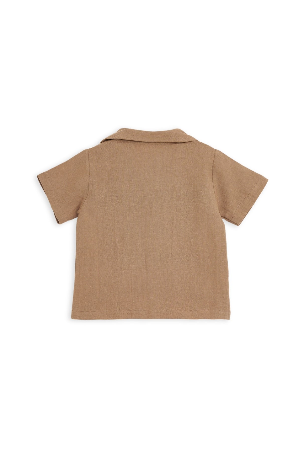 Collection of Linen Two-Piece Set for Kids (3-7 Years) - Dark Beige in a gallery layout