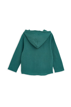 Collection of Unisex Cotton Two-Piece Set (Ages 8-12) - Emerald in a gallery layout