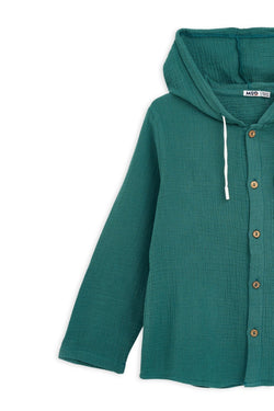 Collection of Unisex Cotton Two-Piece Set (Ages 8-12) - Emerald in a gallery layout