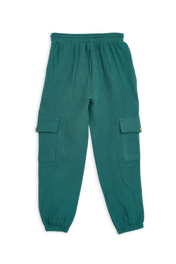 Collection of Unisex Cotton Two-Piece Set (Ages 8-12) - Emerald in a gallery layout