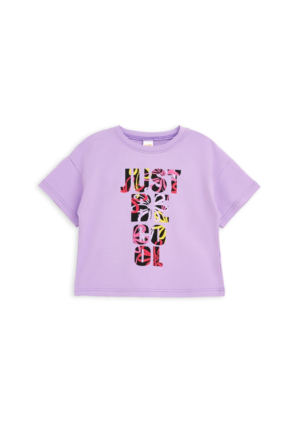 Collection of Trendy Two-Piece Muslin Set for Girls (Ages 5-8) - Lilac in a gallery layout