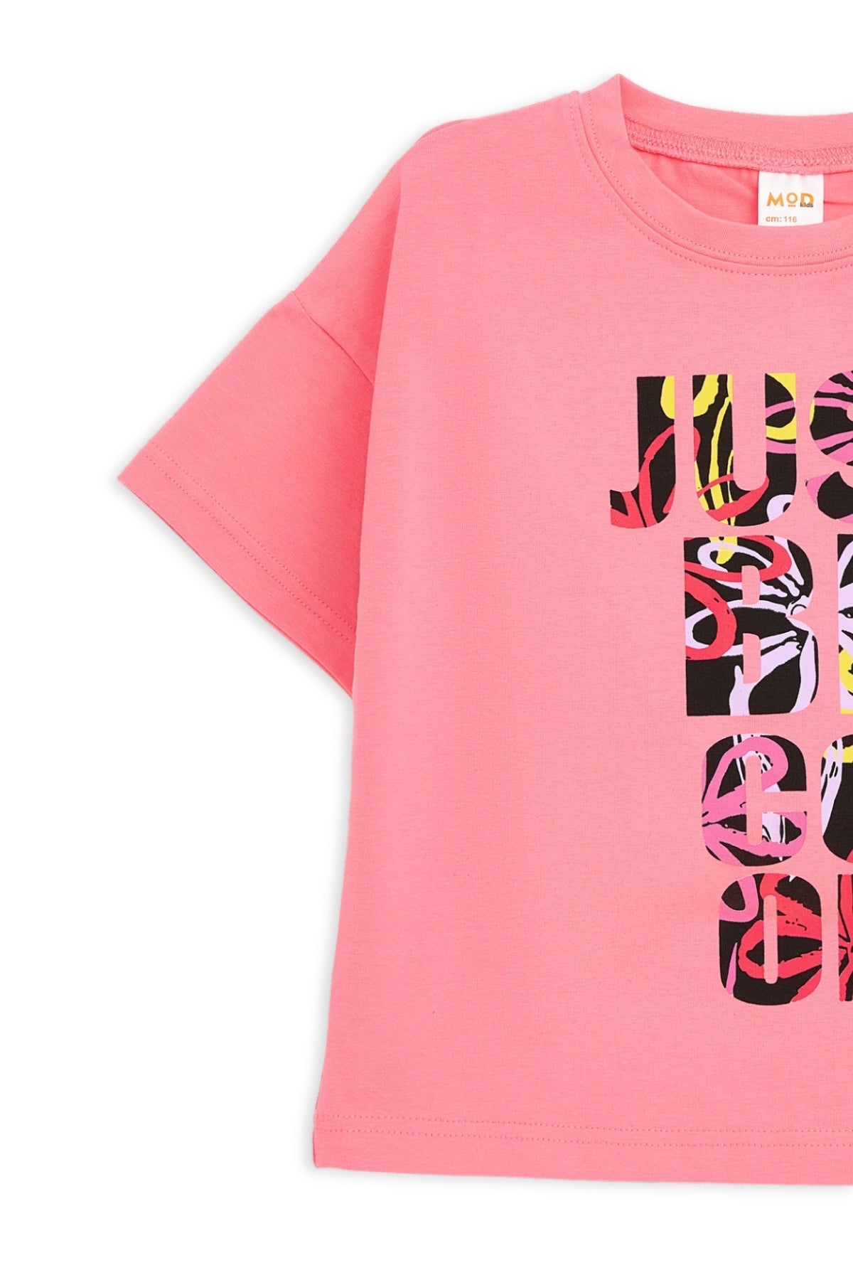 Collection of Trendy Two-Piece Muslin Set for Girls (Ages 5-8) - Pink in a gallery layout