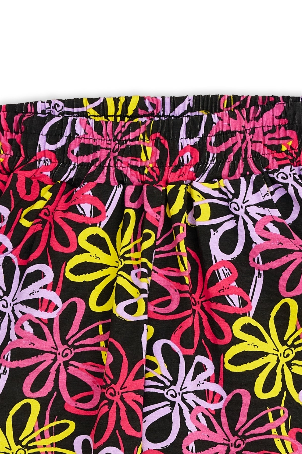 Collection of Trendy Two-Piece Muslin Set for Girls (Ages 5-8) - Black in a gallery layout