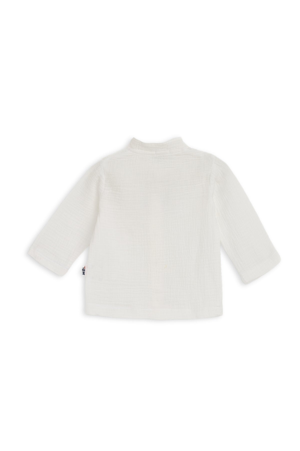 Collection of Organic Muslin Two-Piece Set for Babies (6-24 Months) - White in a gallery layout