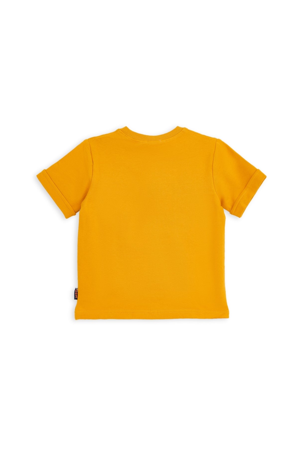 Collection of Kids Cotton T-Shirt & Shorts Set – Perfect for Active Days - Dark Yellow in a gallery layout