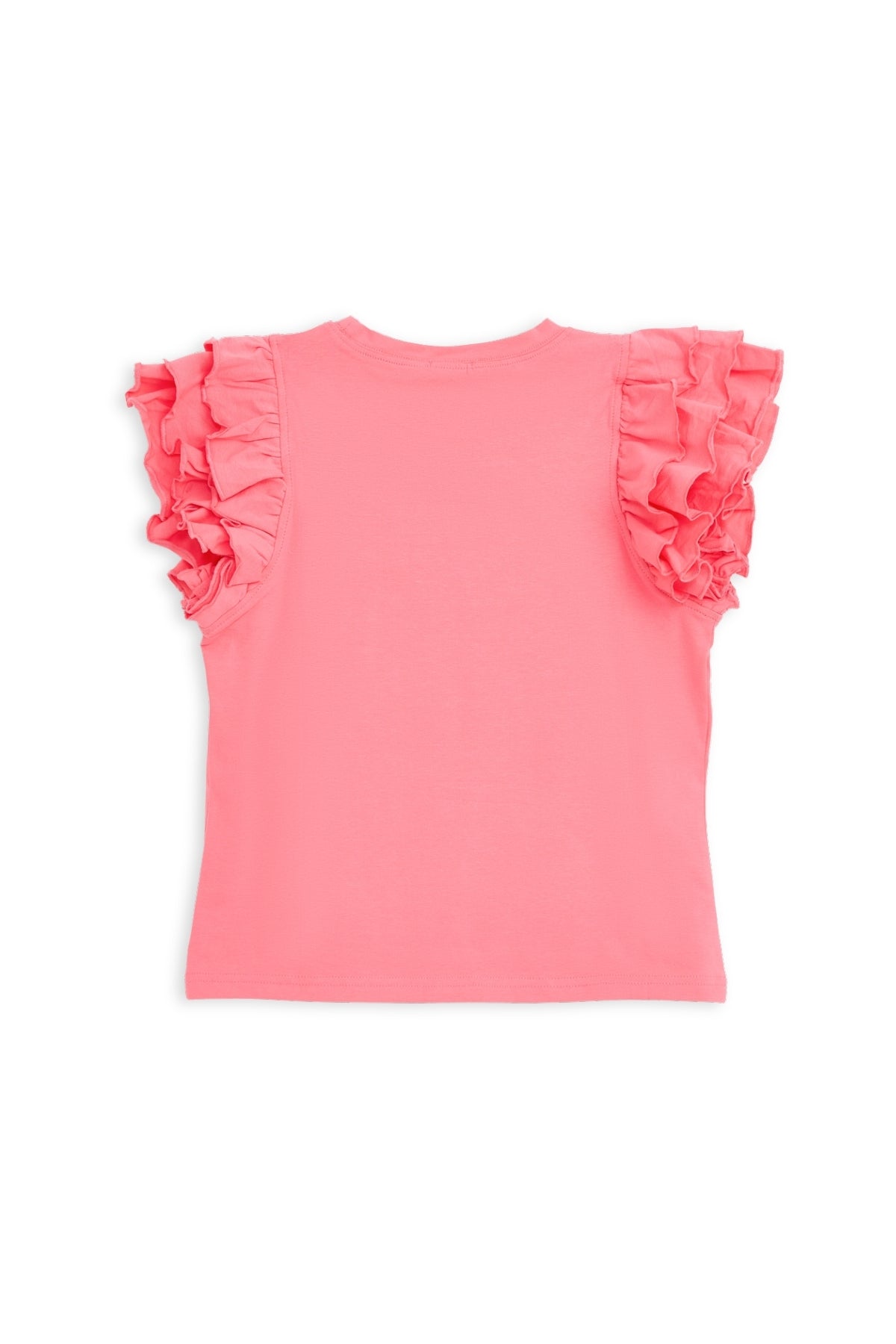 Collection of Girls’ Stylish Ruffle Sleeve Set – 8-12 Years - Pink in a gallery layout