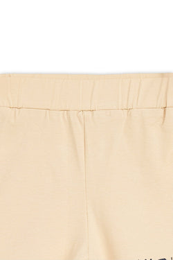 Collection of Toddler Cotton T-Shirt & Shorts Set (10-36 Months) - Cream in a gallery layout