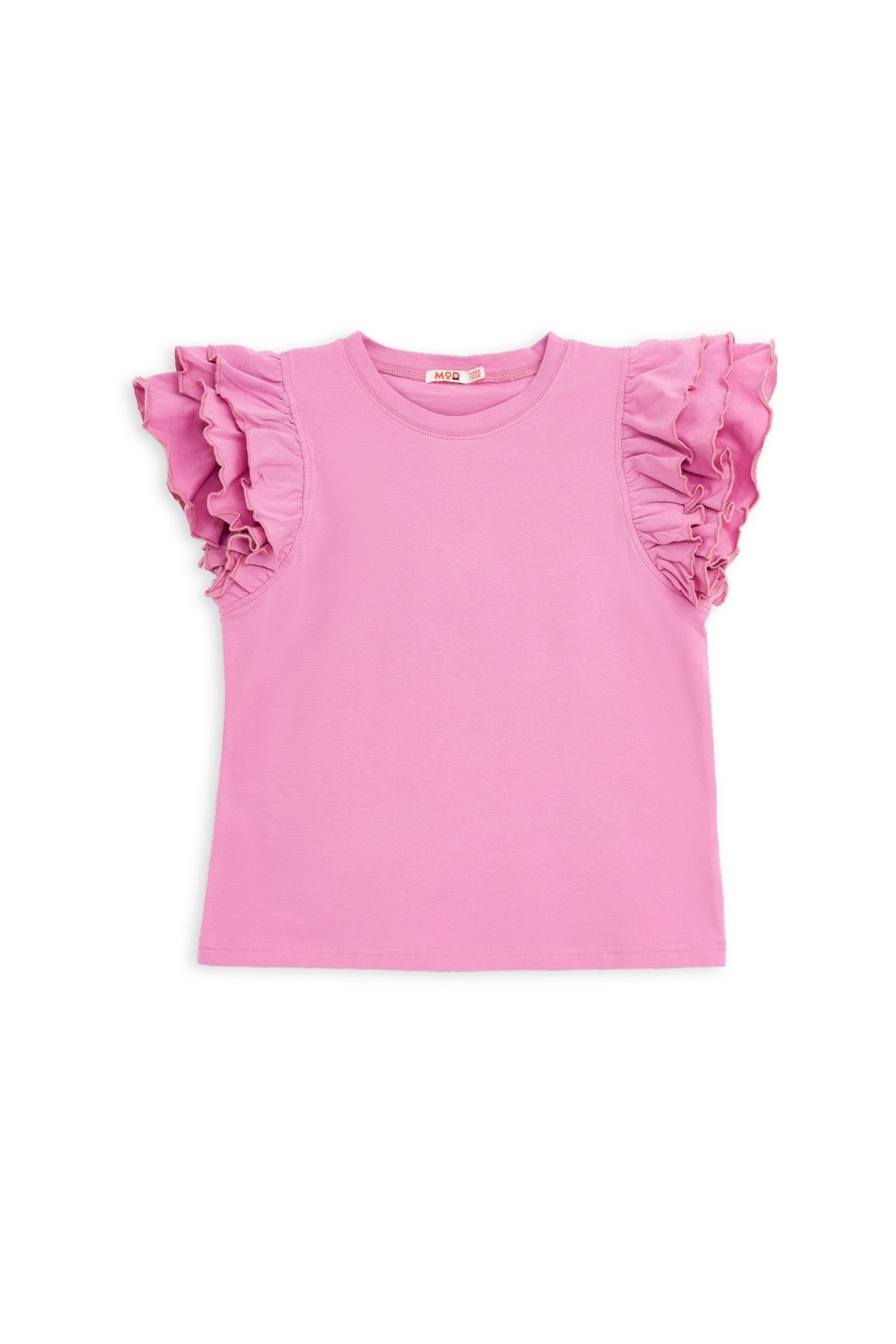 Collection of Girls’ Stylish Ruffle Sleeve Set – 8-12 Years - Purple in a gallery layout