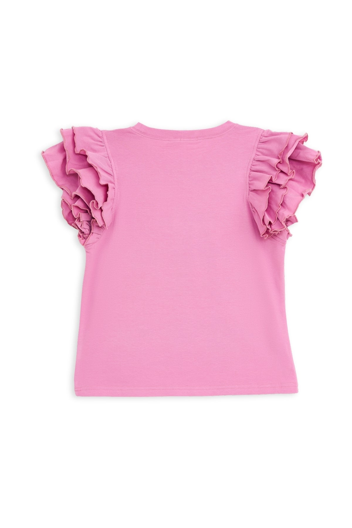 Collection of Girls’ Stylish Ruffle Sleeve Set – 8-12 Years - Purple in a gallery layout