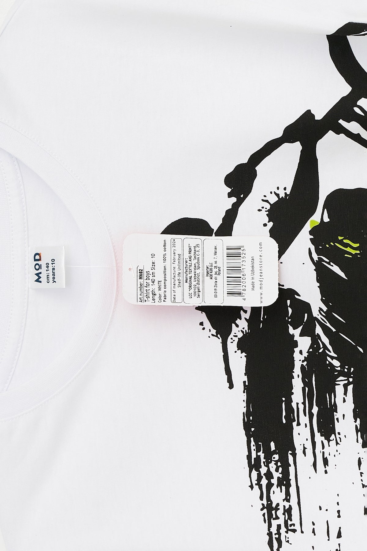 Collection of T-Shirts for Boys (Ages 9-14) - White in a gallery layout