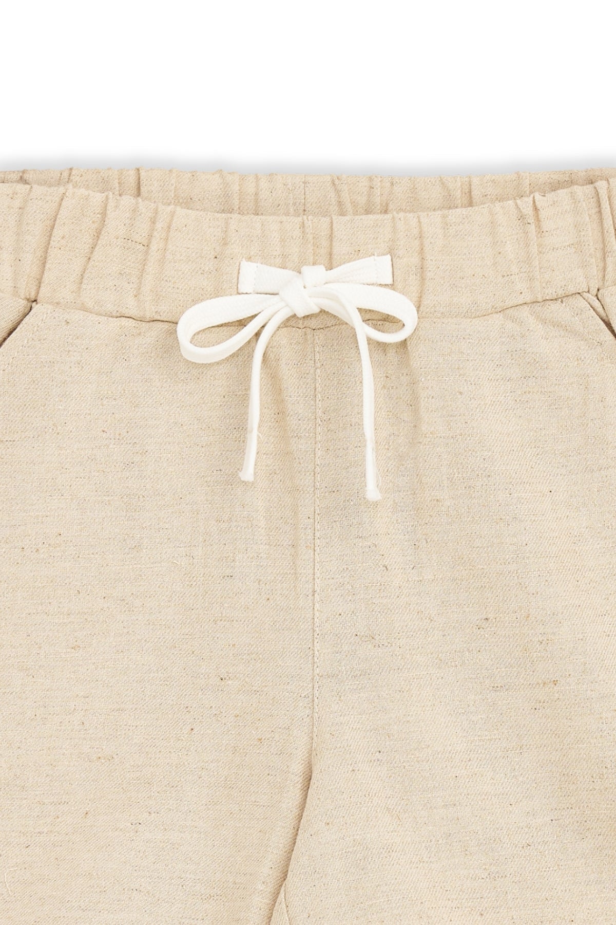 Collection of Linen Two-Piece Set for Kids (3-7 Years) - Beige in a gallery layout