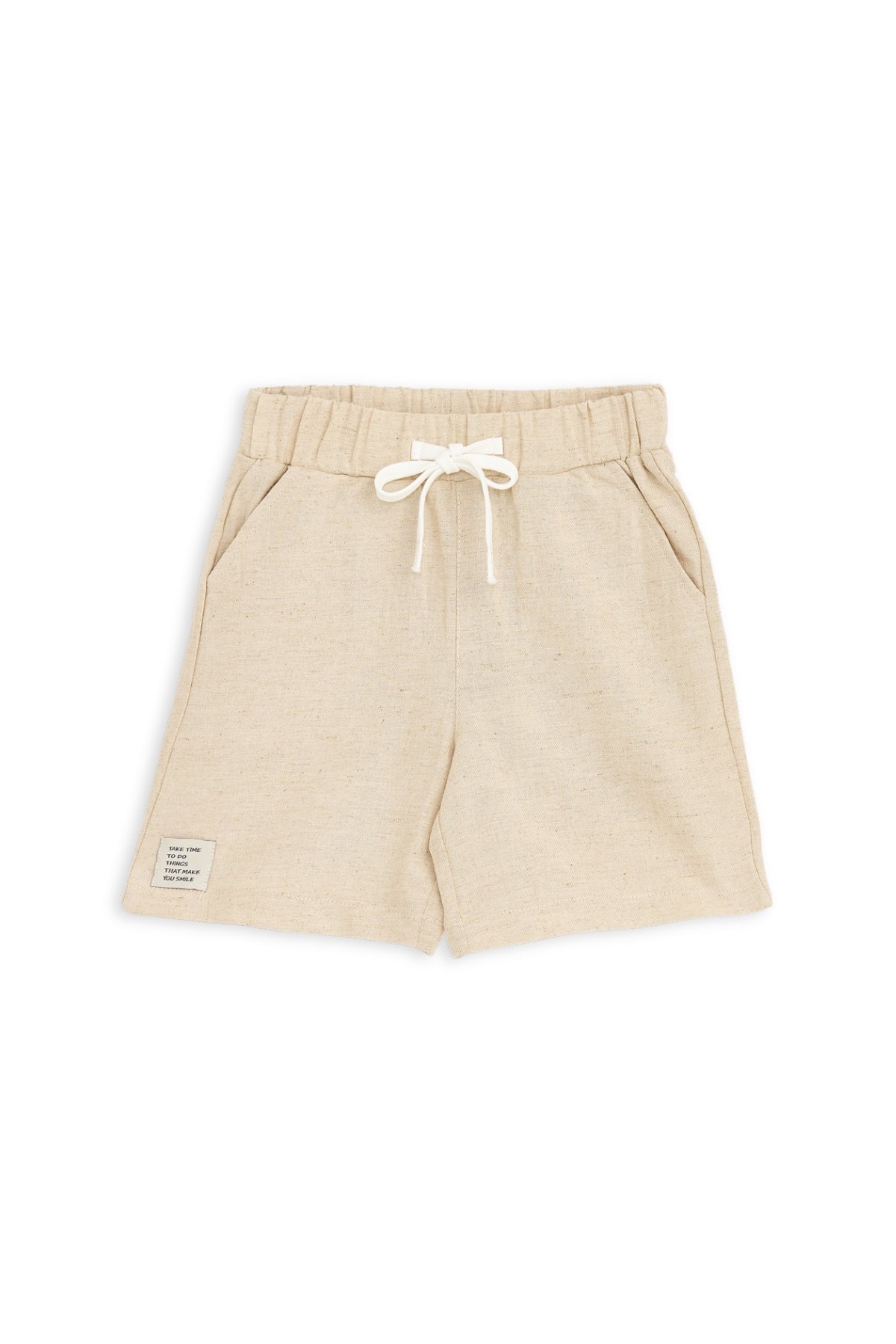 Collection of Linen Two-Piece Set for Kids (3-7 Years) - Beige in a gallery layout