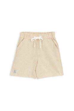 Collection of Linen Two-Piece Set for Kids (3-7 Years) - Beige in a gallery layout