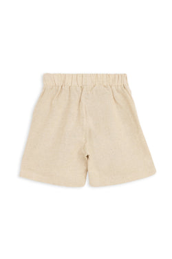 Collection of Linen Two-Piece Set for Kids (3-7 Years) - Beige in a gallery layout