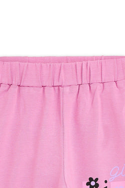 Collection of Toddler Cotton T-Shirt & Shorts Set (10-36 Months) - Lilac in a gallery layout