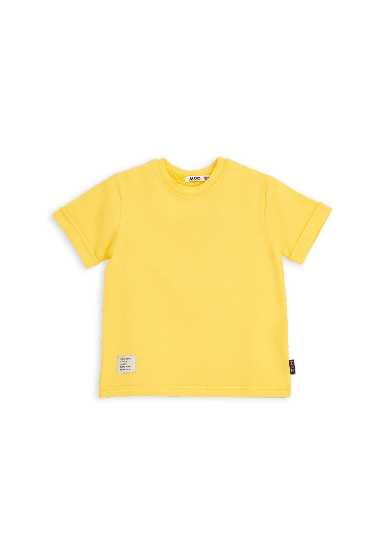 Collection of Kids Cotton T-Shirt & Shorts Set – Perfect for Active Days - Yellow in a gallery layout
