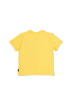 Collection of Kids Cotton T-Shirt & Shorts Set – Perfect for Active Days - Yellow in a gallery layout