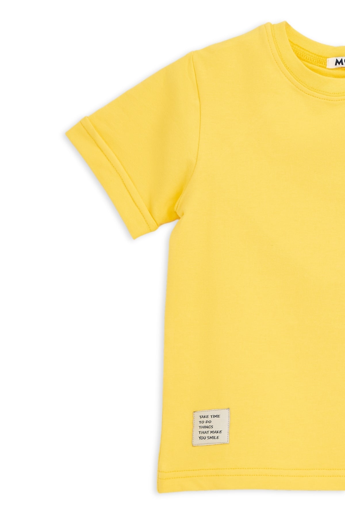 Collection of Kids Cotton T-Shirt & Shorts Set – Perfect for Active Days - Yellow in a gallery layout