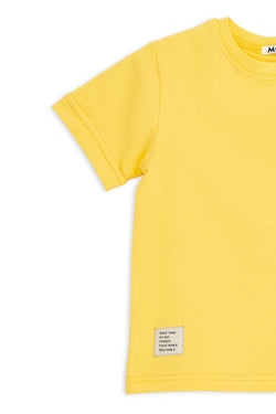 Collection of Kids Cotton T-Shirt & Shorts Set – Perfect for Active Days - Yellow in a gallery layout