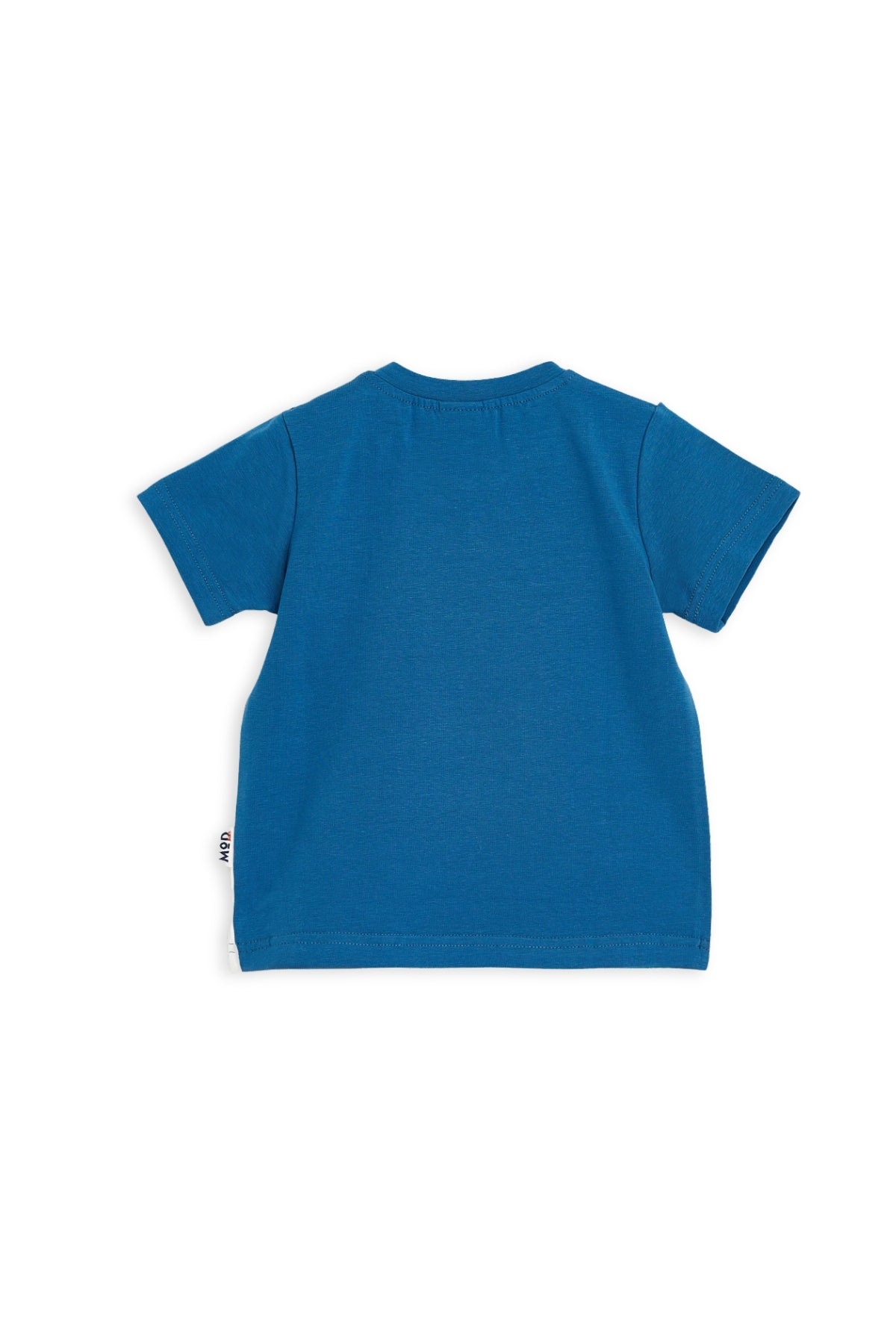 Collection of Toddler Cotton T-Shirt & Shorts Set (10-36 Months) - Blue in a gallery layout