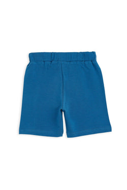 Collection of Toddler Cotton T-Shirt & Shorts Set (10-36 Months) - Blue in a gallery layout