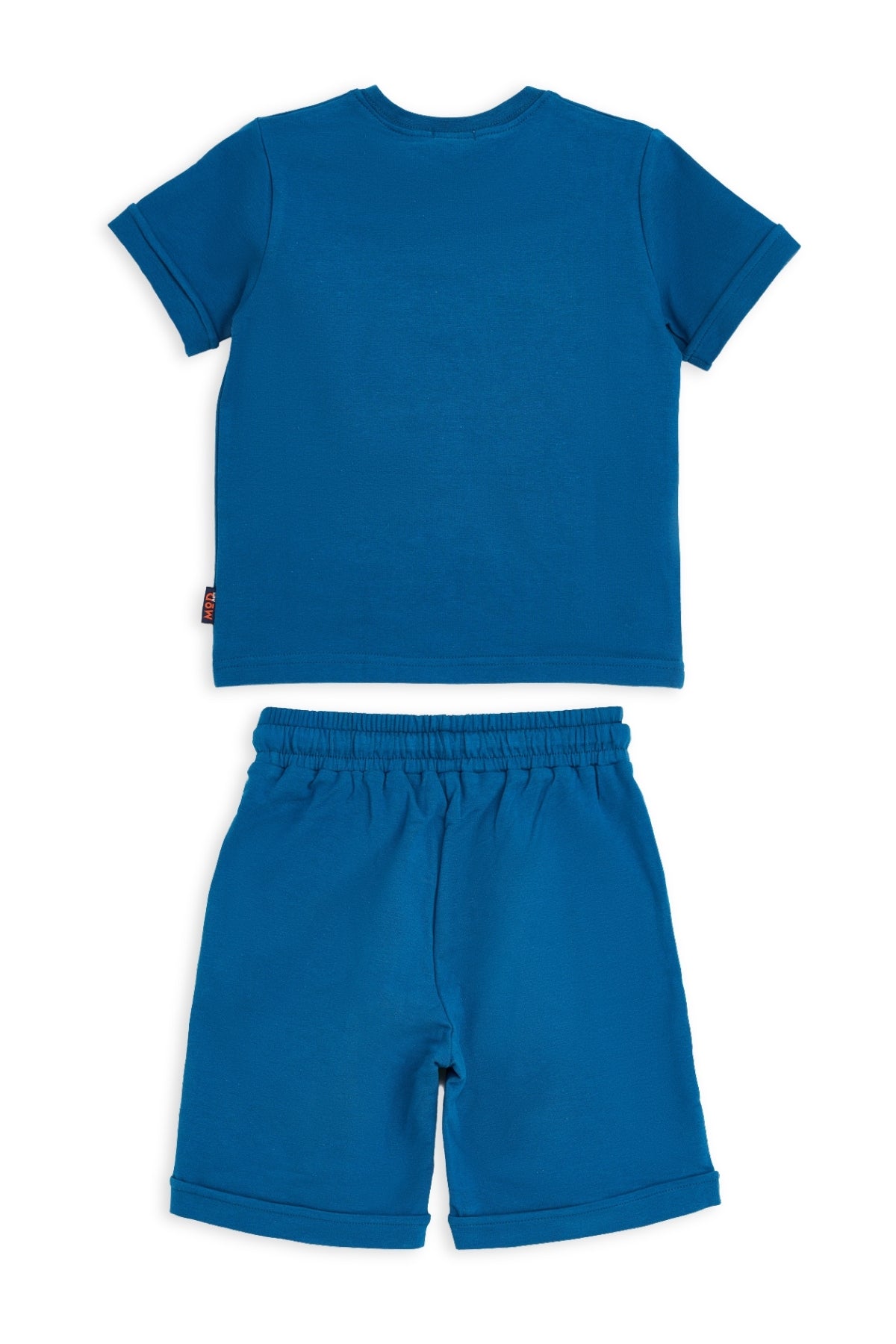 Collection of Kids Cotton T-Shirt & Shorts Set – Perfect for Active Days - İndigo in a gallery layout