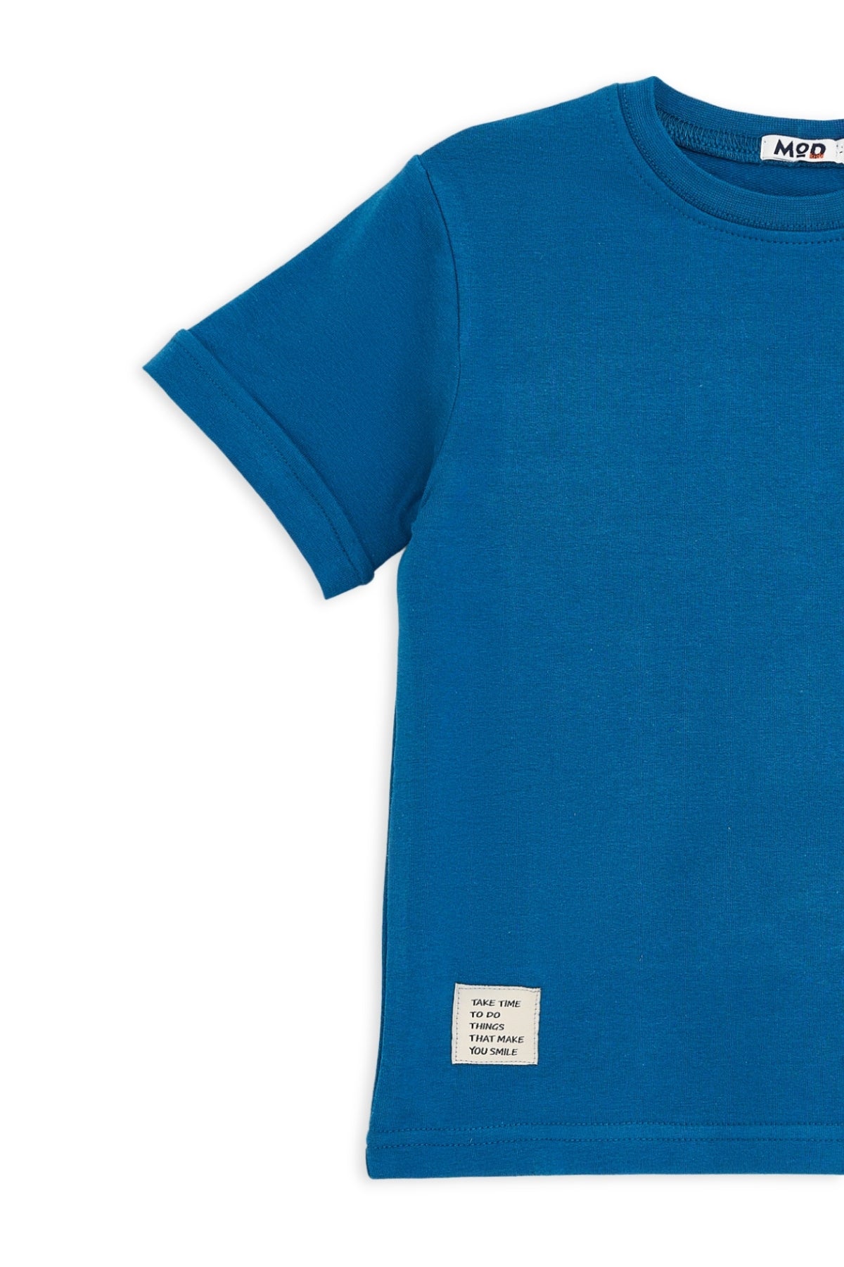 Collection of Kids Cotton T-Shirt & Shorts Set – Perfect for Active Days - İndigo in a gallery layout