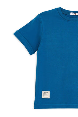 Collection of Kids Cotton T-Shirt & Shorts Set – Perfect for Active Days - İndigo in a gallery layout