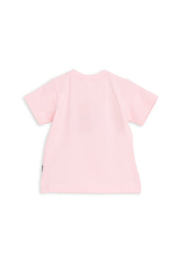 Collection of Toddler Cotton T-Shirt & Shorts Set (10-36 Months) - Pink in a gallery layout