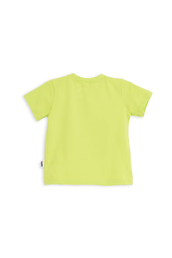 Collection of Toddler Cotton T-Shirt & Shorts Set (10-36 Months) - Green in a gallery layout