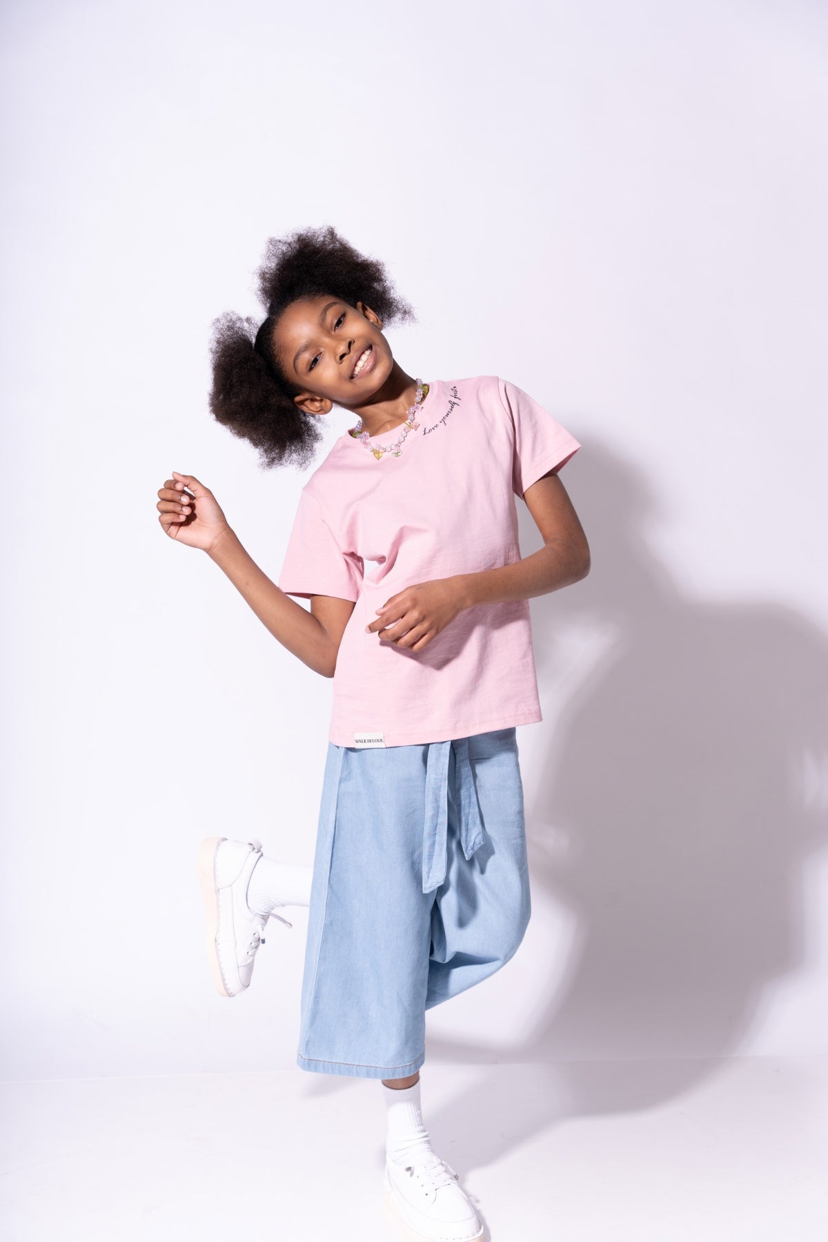 Collection of T-Shirt for Girls (Ages 9-14) - Dirty Pink in a gallery layout