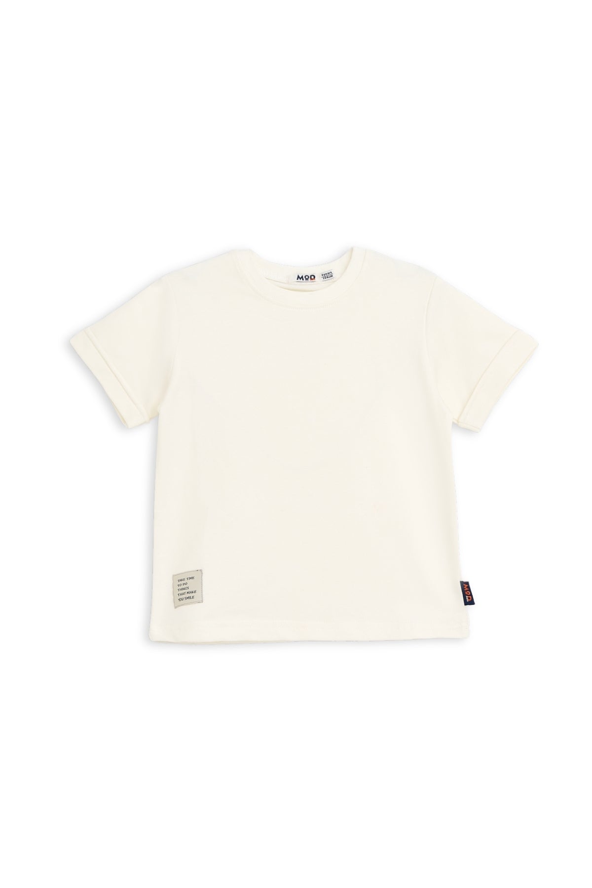 Collection of Kids Cotton T-Shirt & Shorts Set – Perfect for Active Days - White in a gallery layout