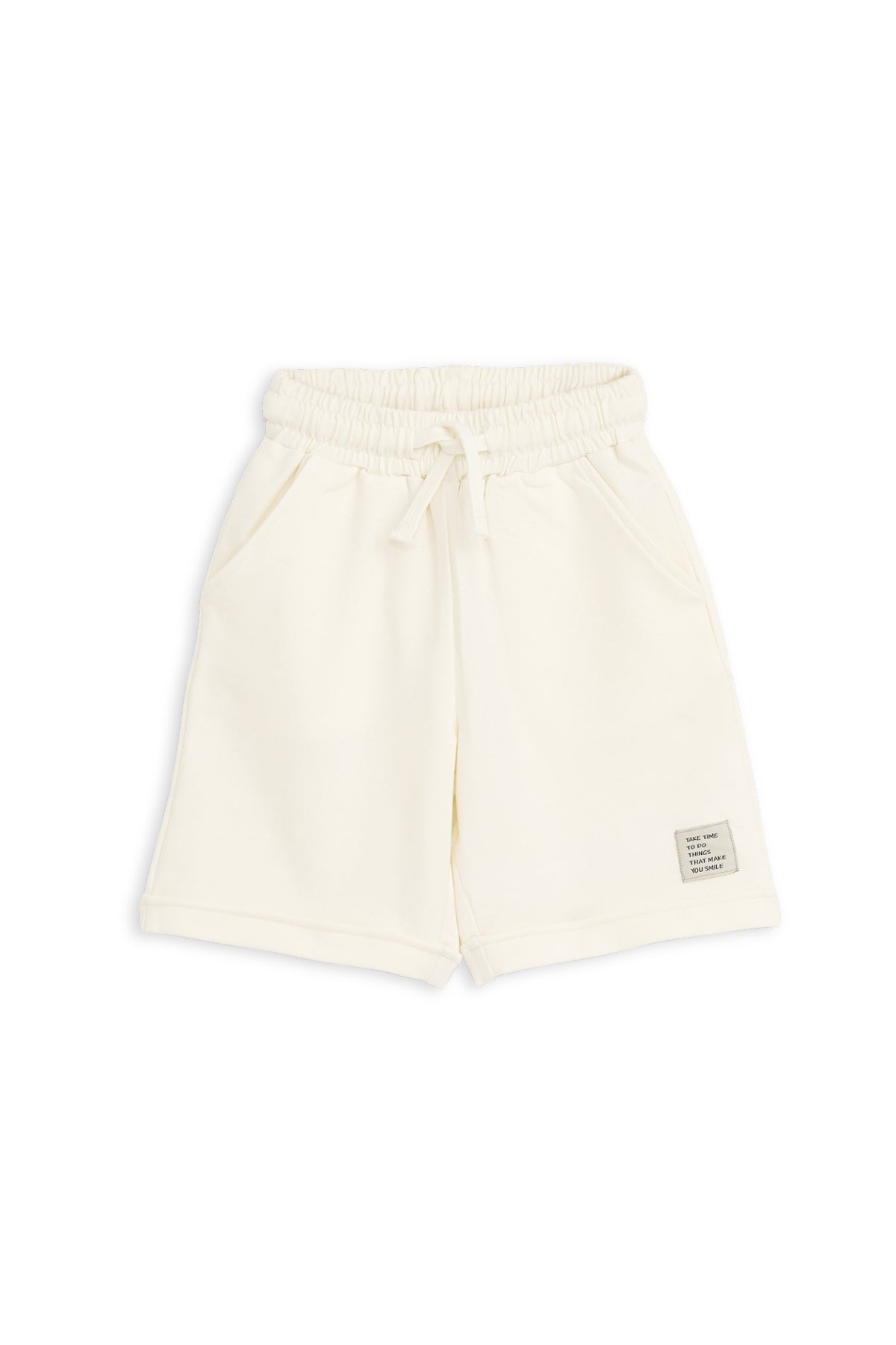 Collection of Kids Cotton T-Shirt & Shorts Set – Perfect for Active Days - White in a gallery layout