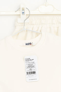 Collection of Kids Cotton T-Shirt & Shorts Set – Perfect for Active Days - White in a gallery layout