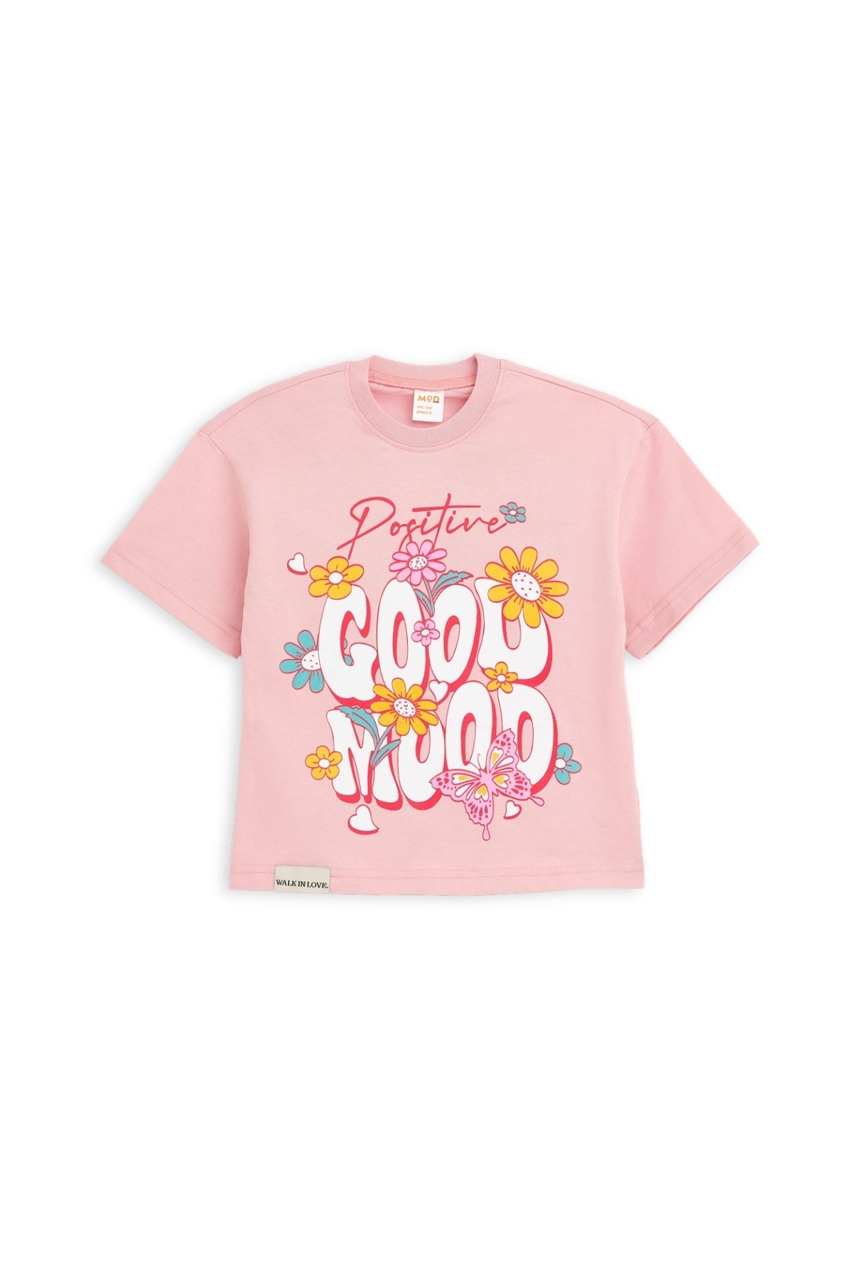 Collection of Set for Children Printed T-shirt and Short Dirty Pink in a gallery layout