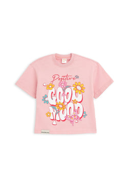 Collection of Set for Children Printed T-shirt and Short Dirty Pink in a gallery layout