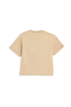 Collection of Set For Children Printed T-shirt and Short Beige in a gallery layout