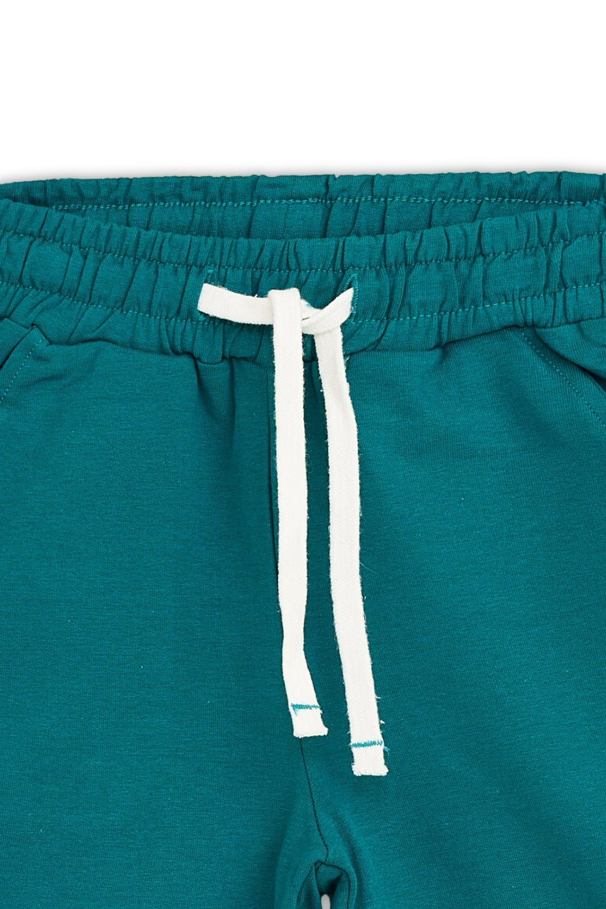 Collection of Kids Cotton T-Shirt & Shorts Set – Perfect for Active Days - Dark Green in a gallery layout