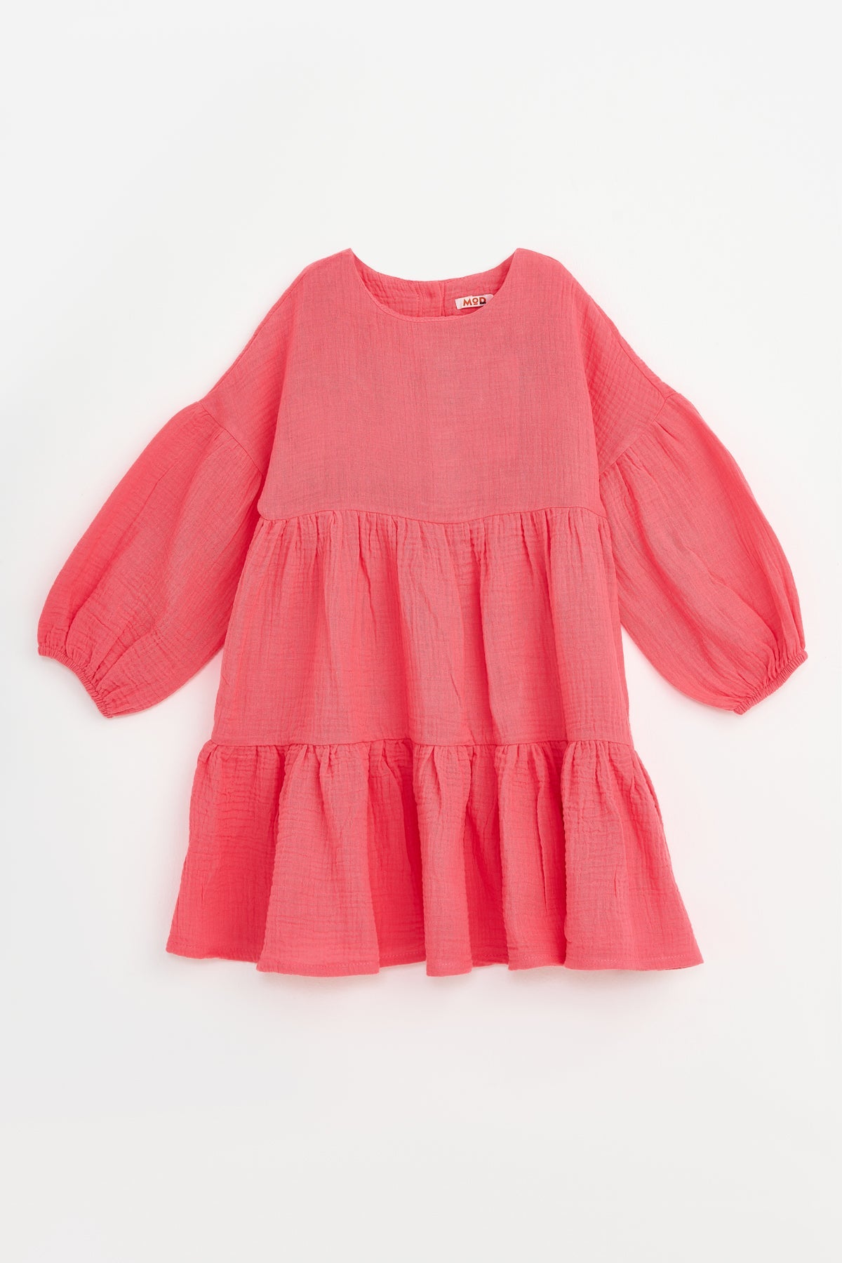 Girls' Flowy Cotton Dress (Ages 5-8) - Pink Modjeans Store Girls' Flowy Cotton Dress (Ages 5-8) - Pink Modjeans Store